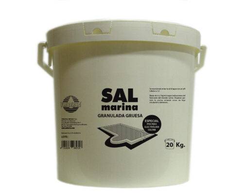 Producto común ✅ Sal Granulada Gruesa Bote hermético 20 Kg. Especial piscinas electrólisis salina